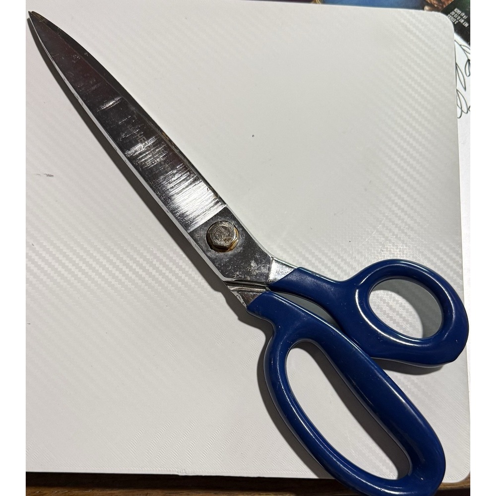 Heritage Cutlery 212LR 12'' Bent Trimmer w/ Large Ring / Blue Coating